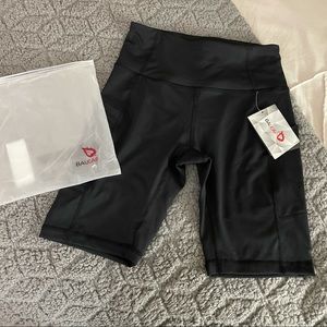 Black biker shorts